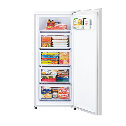 三菱電機 MITSUBISHI MF-U12K-W 冷凍庫 ホームフリーザー Uシリーズ 121L 右開き ノンフロン 送料無料(沖縄県・離島配送不可)