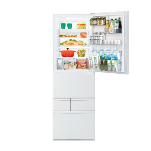 【標準設置費込】東芝 GR-Y41GH(WU) 冷蔵庫 411L 右開き 基本機能を搭載した5ドアタイプ 送料無料(沖縄県・離島は配送不可)