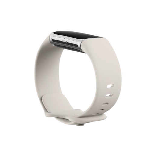 Google GA05185-AP Fitbit Charge 6 スマートウォッチ ポーセレン／シルバー アルミニウム Bluetooth 送料無料(沖縄県・離島除く)