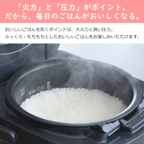 象印 NW-CA10-BA 圧力IH炊飯ジャー 極め炊き 5.5合 ブラック 炊飯器 送料無料(沖縄県・離島除く)