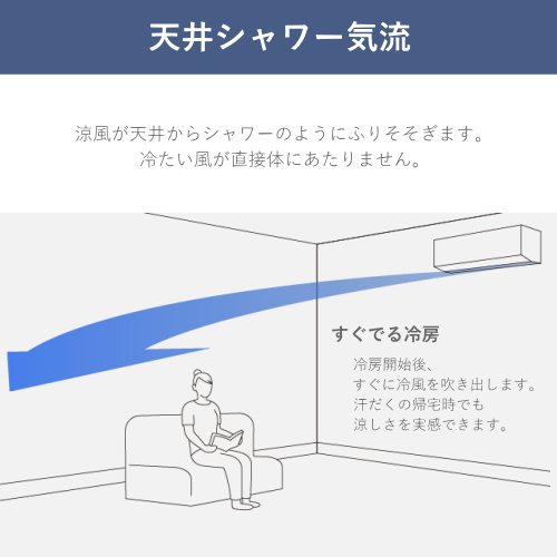 Panasonic CS-225DFL-W エオリア Fシリーズ (おもに6畳用) 25年モデル ルームエアコン(室内機/室外機セット) (沖縄県・離島は配送不可)