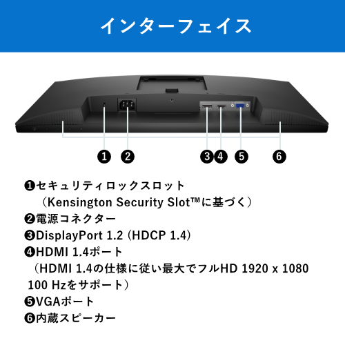 DELL E2225HSM 21.5インチ Dell Pro 22 調節可能スタンド モニター 送料無料(沖縄県・離島除く)