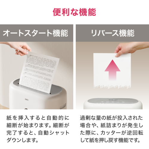 DELI デリー T001 電動シュレッダー 送料無料(沖縄県・離島除く)
