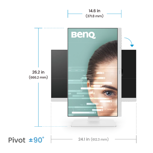 BenQ GW2786TC 27.8型 液晶ディスプレイ ノングレア アイケアモニター ノイズキャンセル搭載 ホワイト 送料無料【法人限定(個人購入不可)】