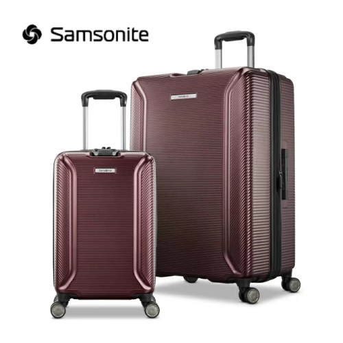 Samsonite サムソナイト スーツケース Sサイズ（機内持ち込み可）・Lサイズ 2点セット キャリーケース TSAロック バーガンディ 送料無料