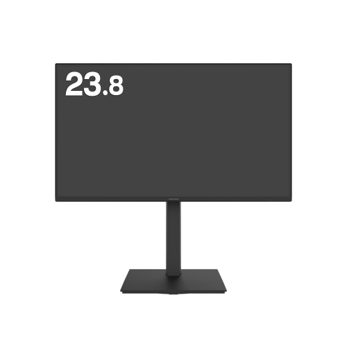 GREEN HOUSE GH-LCW24VH-BK 23.8型ワイド 液晶ディスプレイ 昇降スタンド搭載 ノングレア ブラック 送料無料(沖縄県・離島除く)