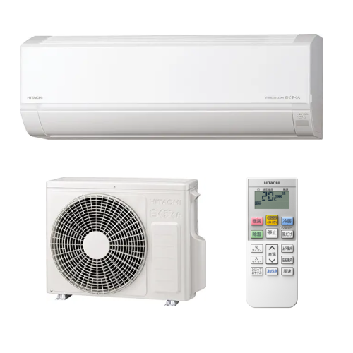 日立 RAS-DR2225S-W 白くまくん ルームエアコン(室内機/室外機セット) Dシリーズ 主に6畳用 2025年モデル 送料無料(沖縄・離島は配送不可)