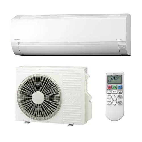 日立 RAS-AJ4025D-W 白くまくん ルームエアコン(室内機/室外機セット) AJシリーズ 2025年モデル 主に14畳用 (沖縄・離島は配送不可)