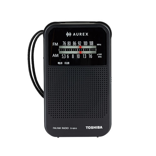 東芝 TY-KR10(K) AUREX LEDライト付き ホームラジオ