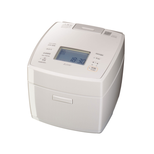 三菱電機 NJ-VP10H-W IH炊飯ジャー 備長炭 炭炊釜 5.5合 白亜麻 炊飯器 送料無料(沖縄県・離島除く)