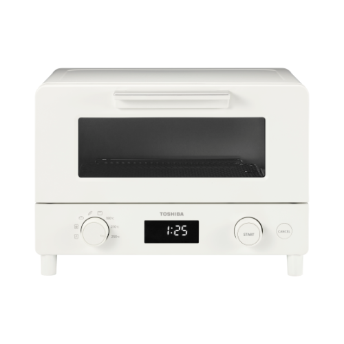 東芝 HTR-W7-W オーブントースター マイコンタイプ ミルキーホワイト 送料無料（沖縄県・離島を除く）
