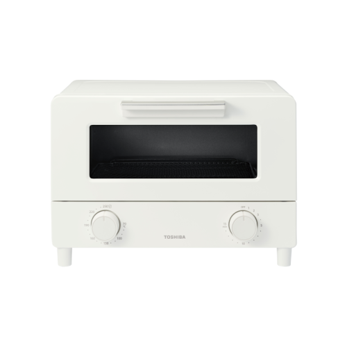 東芝 HTR-W5-W オーブントースター メカタイプ ミルキーホワイト 送料無料（沖縄県・離島を除く）