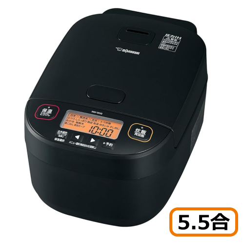 象印 NW-YA10-BA 圧力IH炊飯ジャー 5.5合 ブラック 炊飯器 送料無料(沖縄県・離島除く)