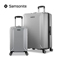 Samsonite サムソナイト スーツケース Sサイズ（機内持ち込み可）・Lサイズ 2点セット キャリーケース TSAロック シルバー 送料無料
