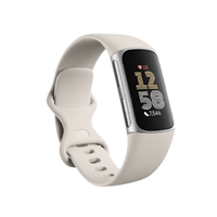 Google GA05185-AP Fitbit Charge 6 スマートウォッチ ポーセレン／シルバー アルミニウム Bluetooth 送料無料(沖縄県・離島除く)