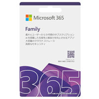 【POSAカード版】Microsoft 365 Family 最大6ユーザー利用可能 12ヶ月版 2025