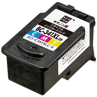 エコリカ ECI-C341XLC-V 互換リサイクルインクカートリッジ BC-341XL キャノン 3色カラー/染料