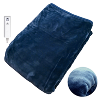 MORITA TMB-K19FM-BL 電気掛敷毛布 190×130 フランネル ブルー 送料無料(沖縄県・離島除く)