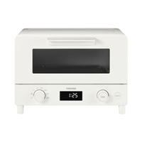 東芝 HTR-W7-W オーブントースター マイコンタイプ ミルキーホワイト 送料無料（沖縄県・離島を除く）