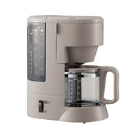 象印 EC-MA60-TZ ドリップ方式 コーヒーメーカー ダブル加熱 高温抽出 1～6杯 グレイッシュブラウン